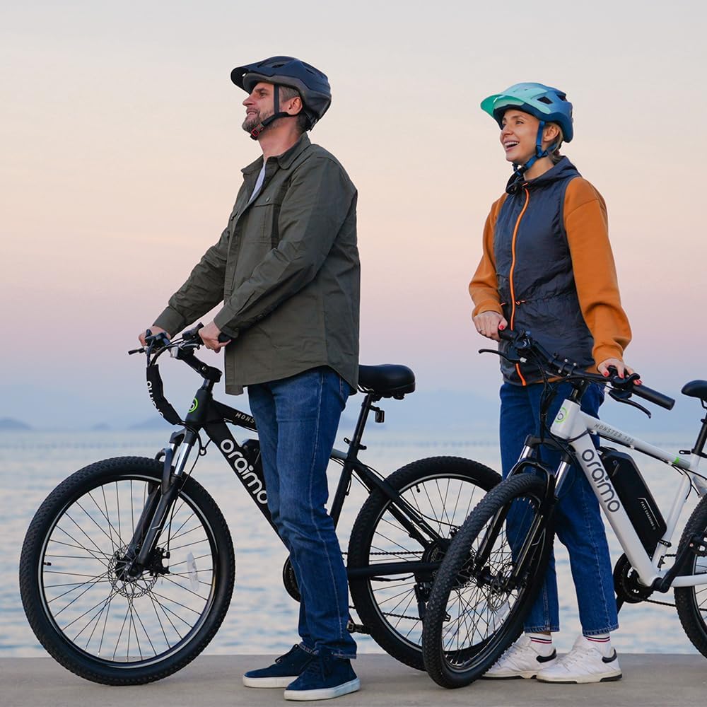 Adult Electric Bike, 350W BAFANG Motor (500W Peak), 4A 3H Fast Charging, 468Wh Li-Ion Battery, 21 Speed Gears, Air Saddle, 45 Miles 20 MPH 26 Mountain Bike Electric Bike, ANSI/CAN/UL2849 Compliant
