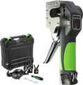 Electric Flaring Tool Kit, 1/4 - 3/4 Copper Flaring Tool Flare Gauge, 5 SAE Sizes Clamps 45° Eccentric Type Flare 2200 mAh