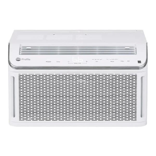 GE Profile PHC08LY 19 Window Smart Air Conditioner with 8100 Cooling BTU; 350 sq. ft. Cooling Area; Wi-Fi Connection; Timer; and EZ Mount in White