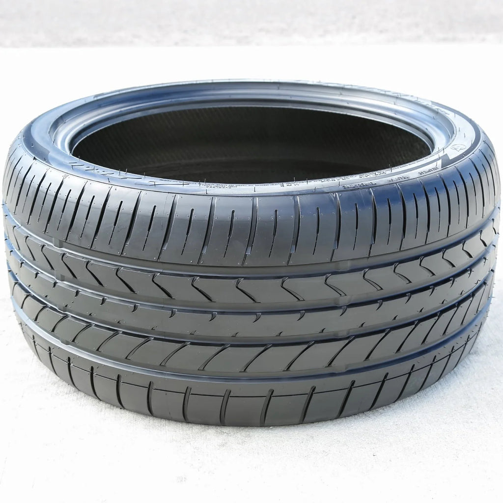 A set of 4 (quad) 255/35R20 97Y XL high performance tyres suitable for: 2007-10 Mercedes-Benz S550 4Matic, 2017-18 Audi Q3 Technik