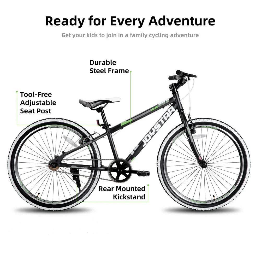 JOYSTAR Lubbock 20 24 Kids Mountain Bike Single Speed Bicycle