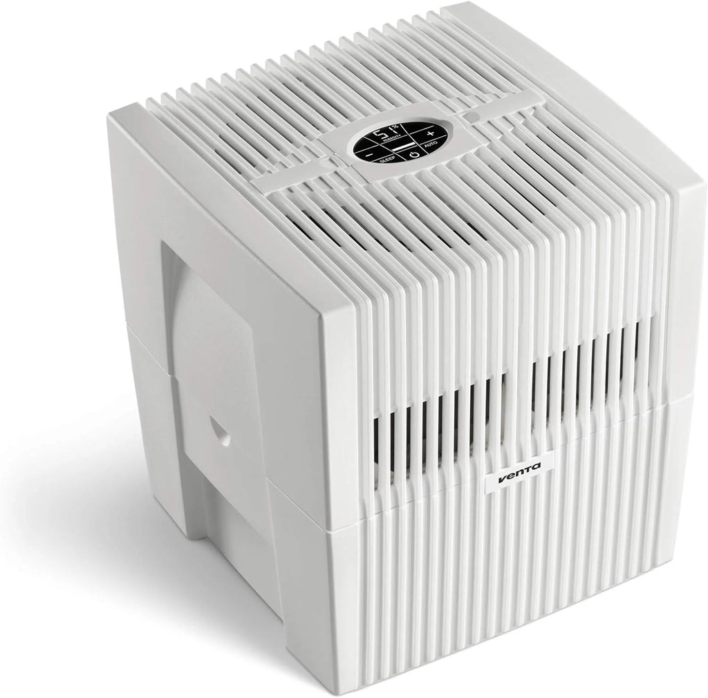 Black Humidifier - Filterless evaporative humidifier for spaces up to 645 square feet