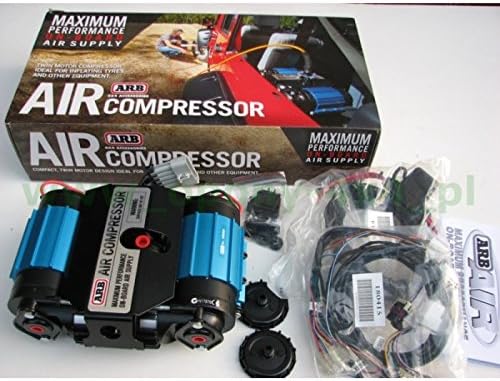 12V' On-Board Twin High Performance Air Compressor, Ideal for Air Lockers Locking Differentials, Tire Inflator, Air Horn, Air Tools and Pneumatic Tools.