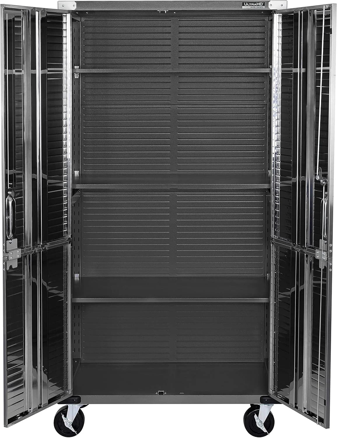 Seville Classics UltraHD Steel Storage Cabinet, 36W x 18D x 72H