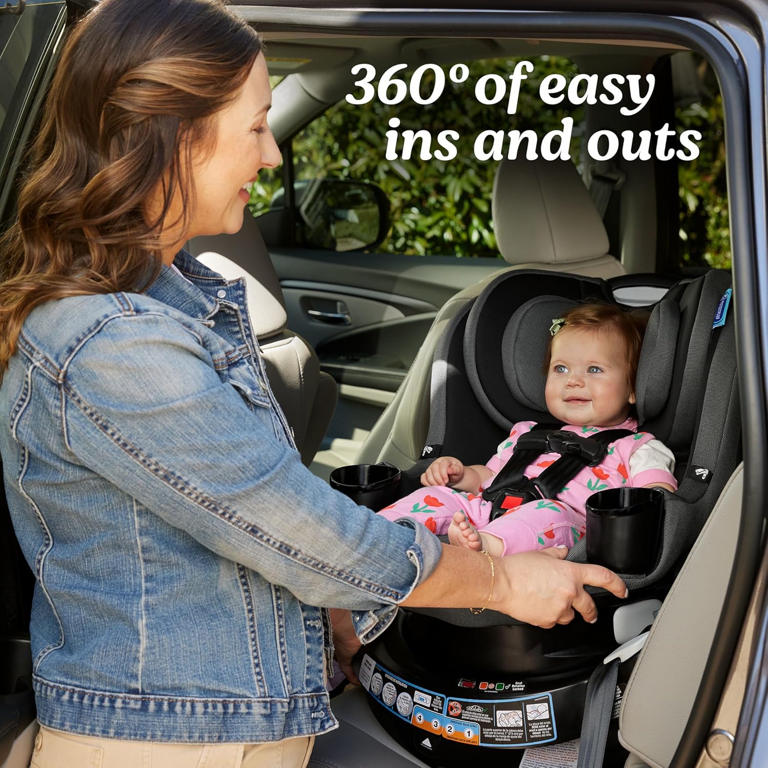 Graco EasyTurn 360 Convertible Car Seat, Rotating, Cyran
