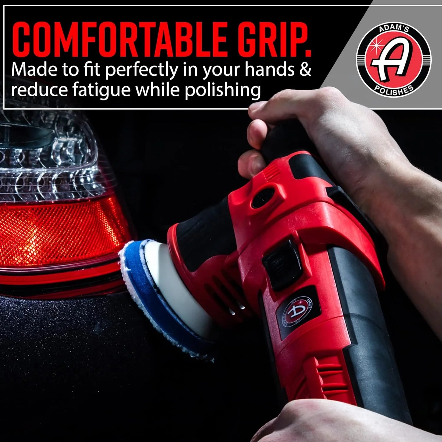 Car Polisher Kit (10 Item) - Professional Dual Action Polisher for Car Detailing - Paint Correction, Waxer Buffer DA Polisher - Variable Speed Car Polisher System
