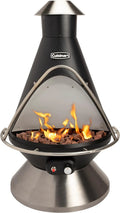 COH-600 Propane Fire Pit, Patio Heater with Tip-Over Safety Switch, 8 lbs. Lava Rocks Included, 31 x 31 x 48