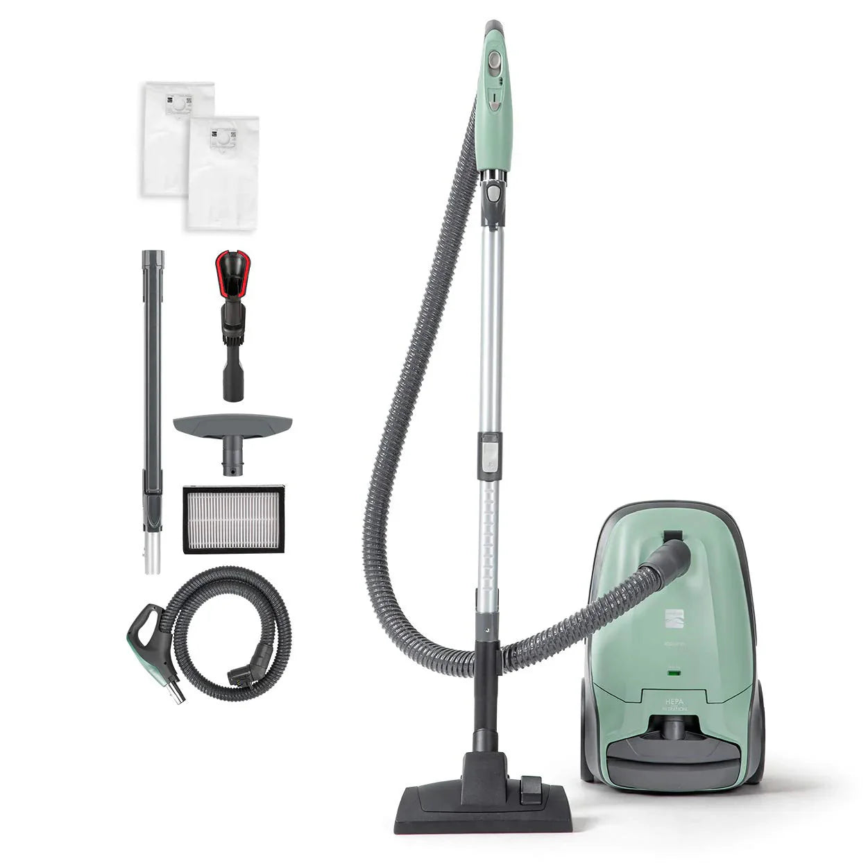 Kenmore Pet Friendly Lightweight Bagged Canister Vacuum Cleaner with Extended Telescoping Wand, HEPA, 2 Motors, Retractable Cord, and 4 Cleaning Tools