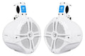(2) 8 600 Watt Waterproof Overhead Soundbar/Roll Bar Speakers for Jeep Wrangler