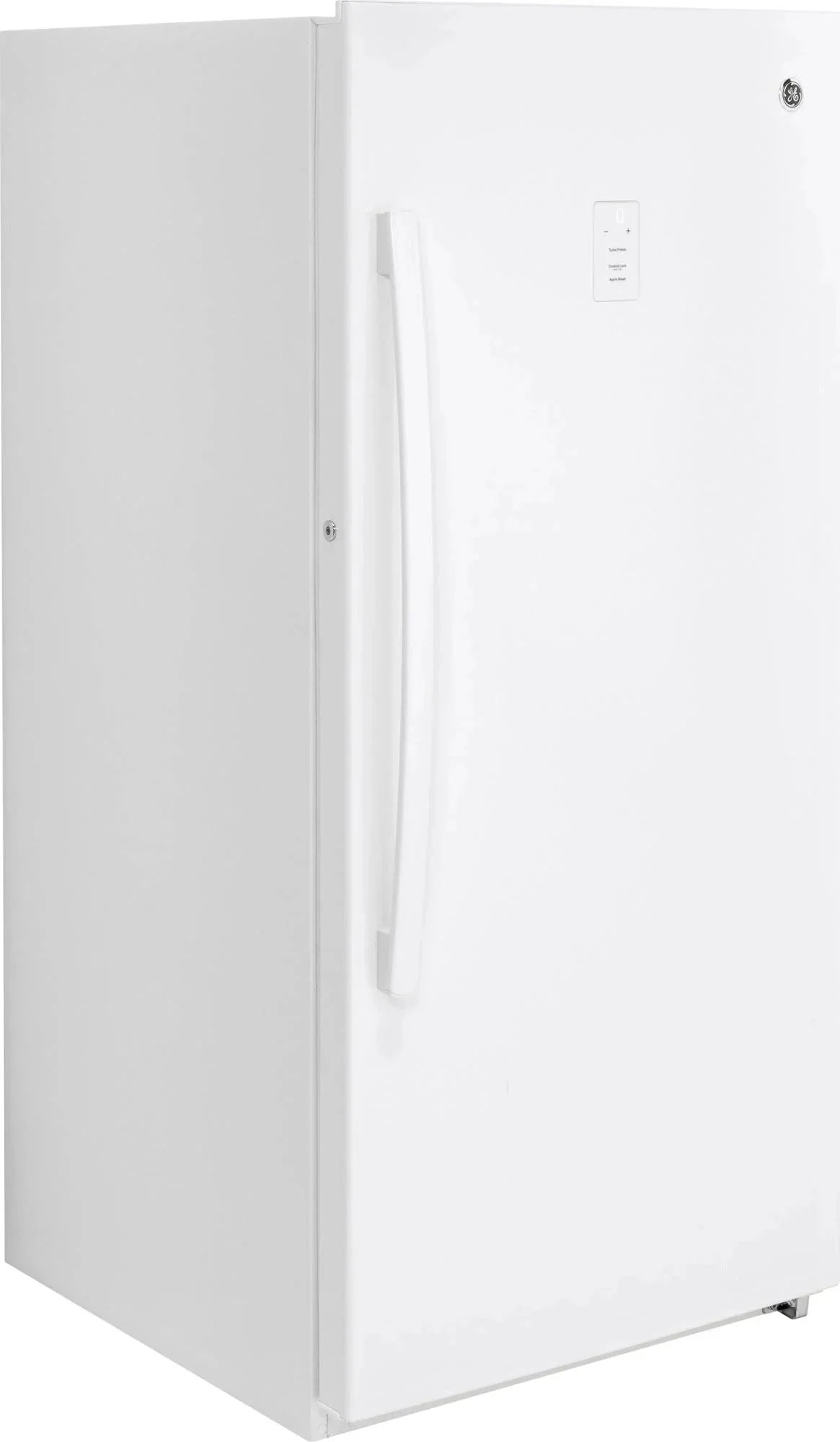 GE 14.1 Cu. ft. White Frost-free Upright Freezer FUF14DLRWW