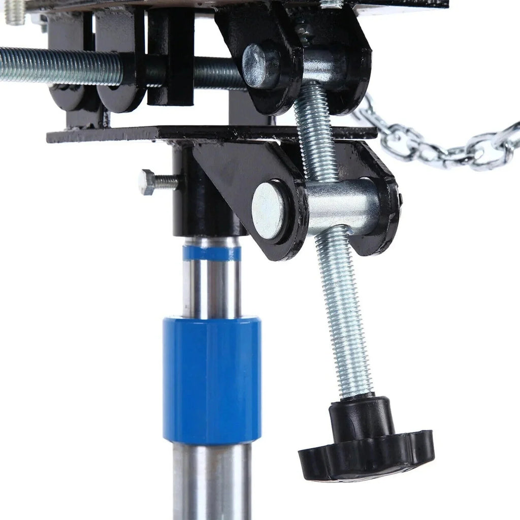 1660 Pounds Hydraulic Car Transmission Jack Vertical Lift with 360 Swivel Wheel Pedal ,Blue,33-70(0.75Ton)