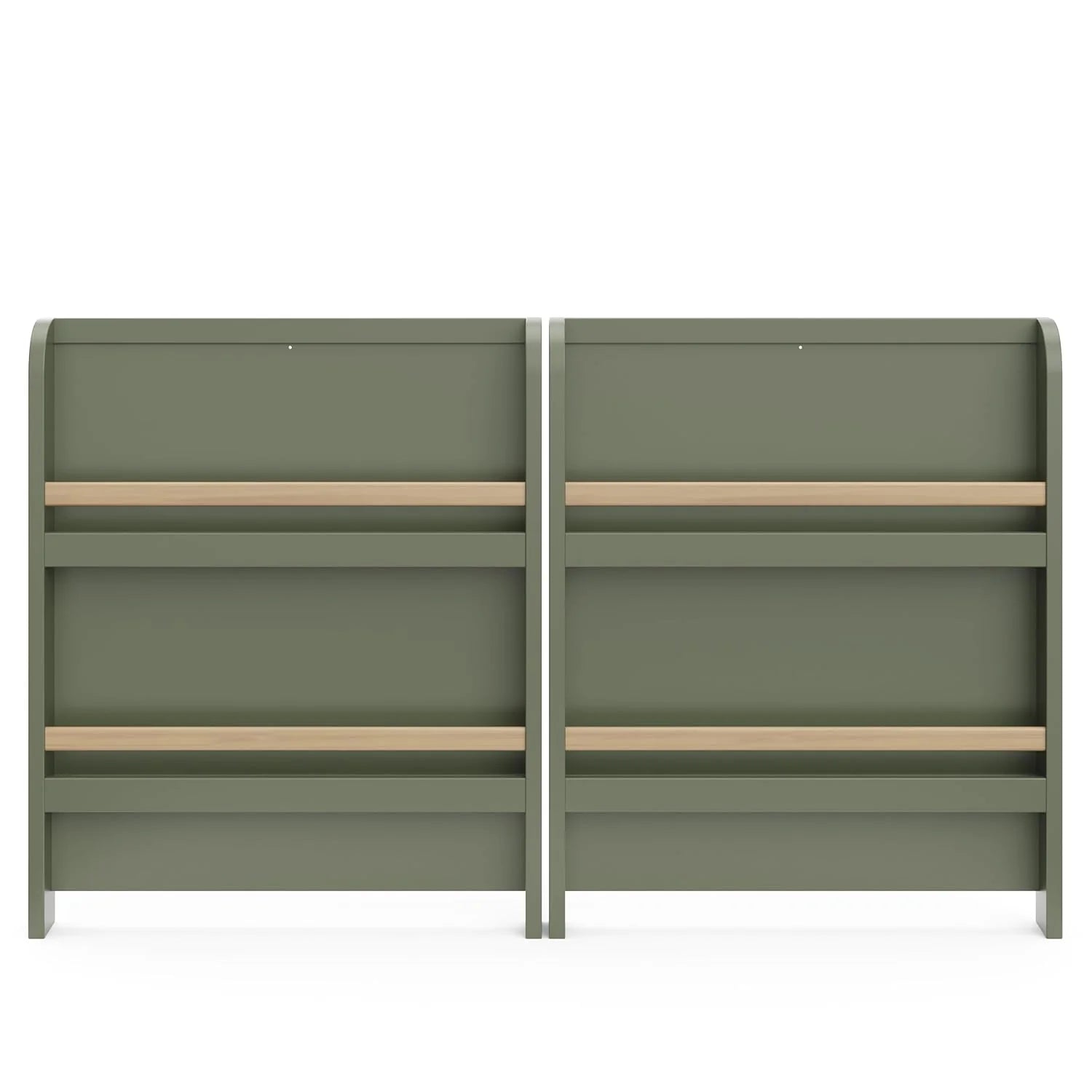 Graco Read-with-Me 4-in-1 Convertible Crib with Drawer, Olive/Driftwood