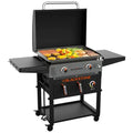 ??Clearance Sale??Blackstone 2-Burner 28 Griddle with Electric Air Fryer and Hood