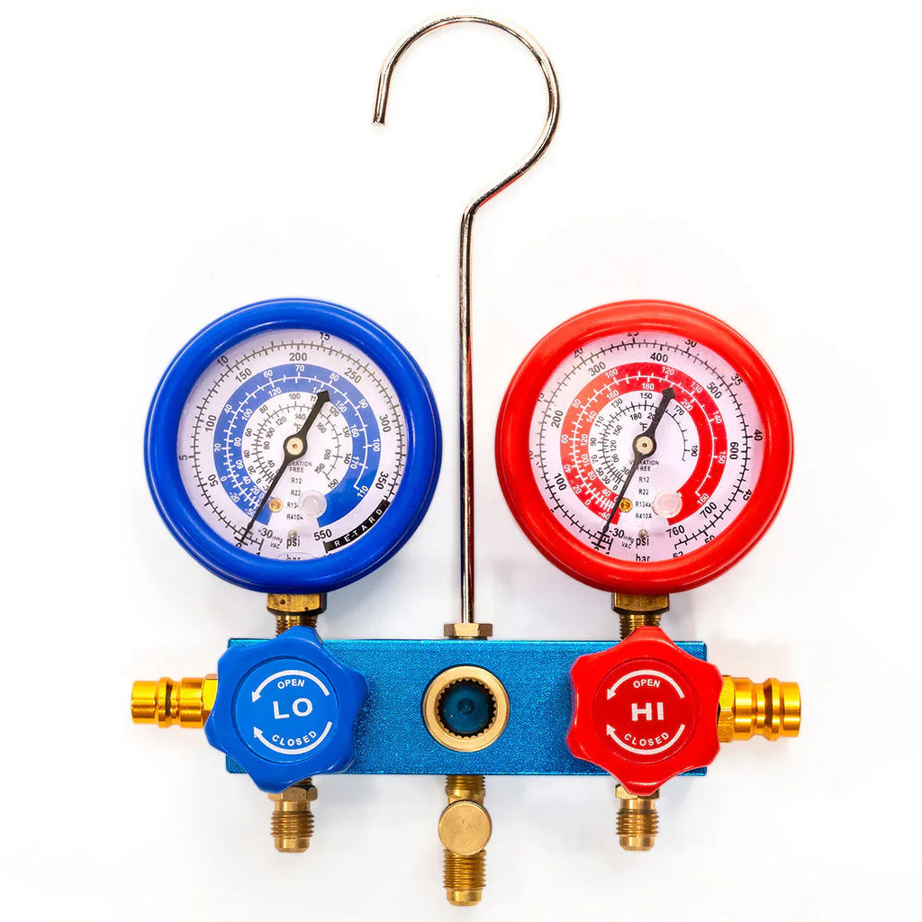 71097 3CFM 1/4 HP Vacuum Pump HVAC Refrigeration AC Manifold Gauge