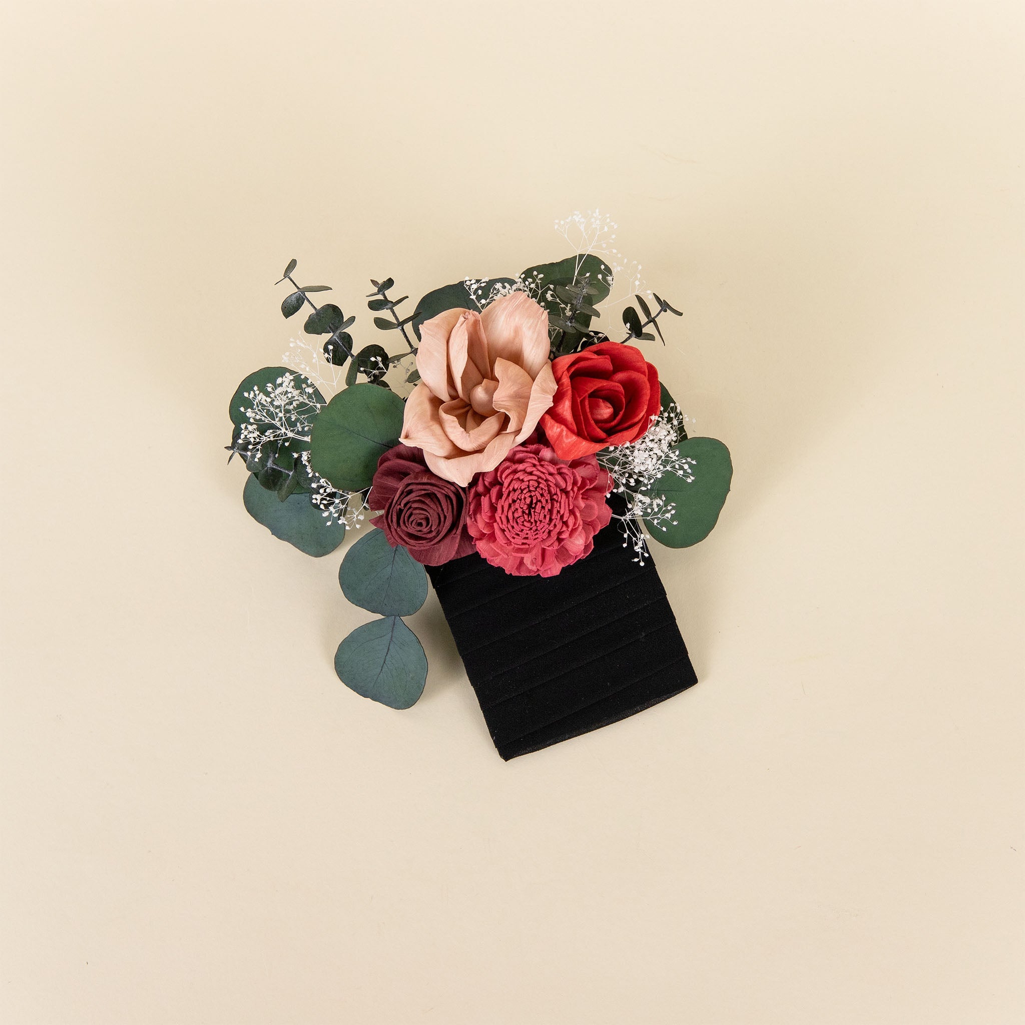 Luxe Velvet Groom's Pocket Boutonniere