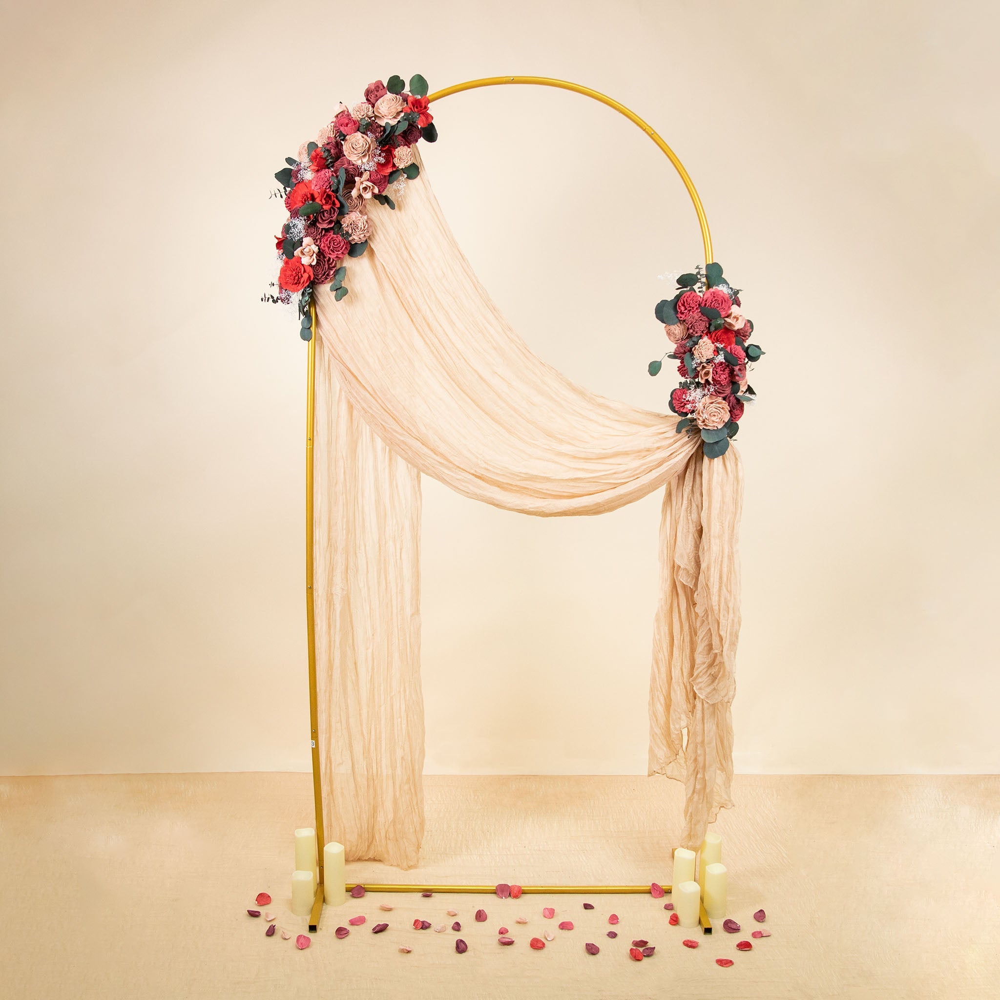 Luxe Velvet Wedding Arch Decor*
