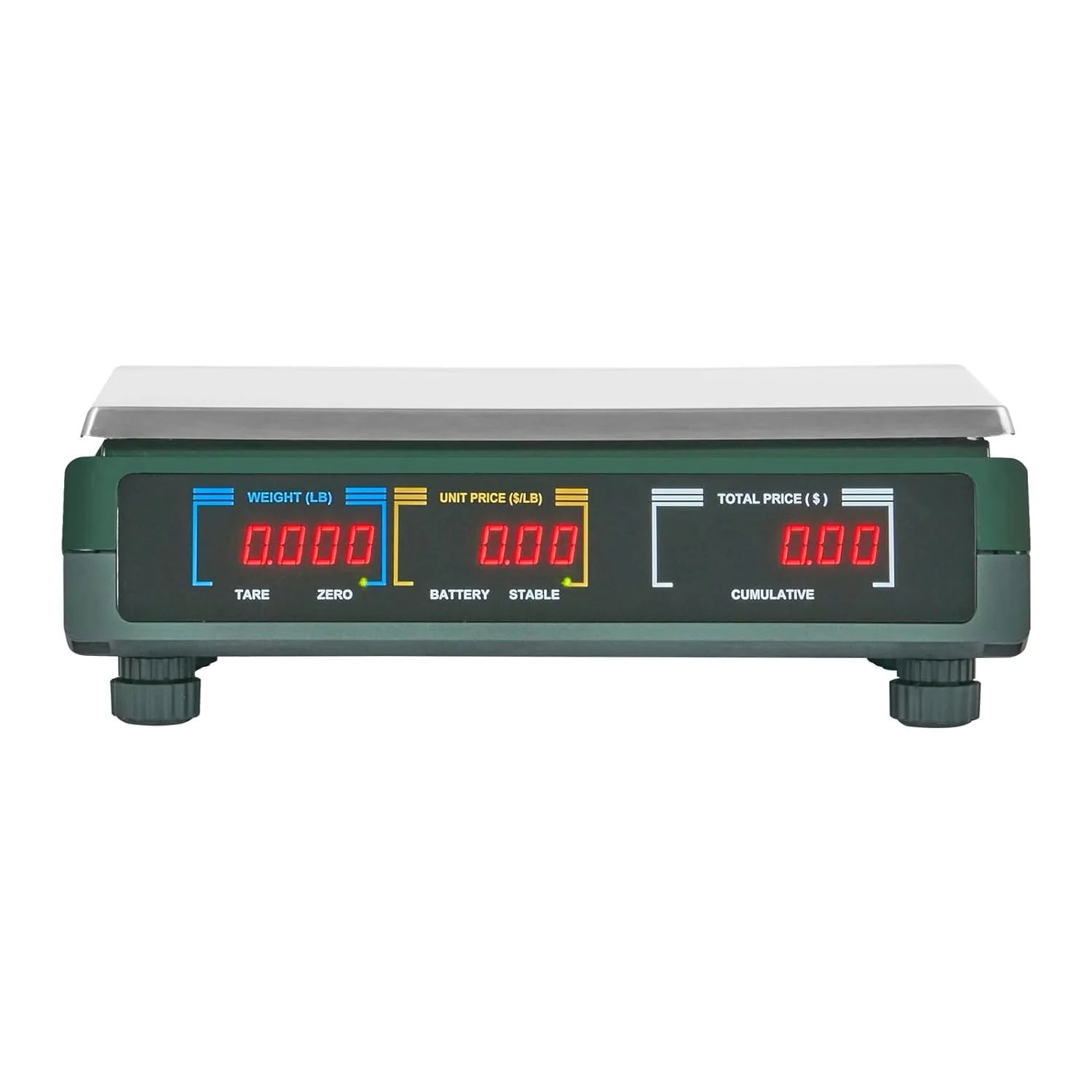 Electronic Price Computing Scale, 66 LB Digital Deli Weight Scales, LED Digital Commercial Food Fruit Meat Produce Counting Weight, for Retail Outlet Store, Kitchen, Restaurant Market, Farmer