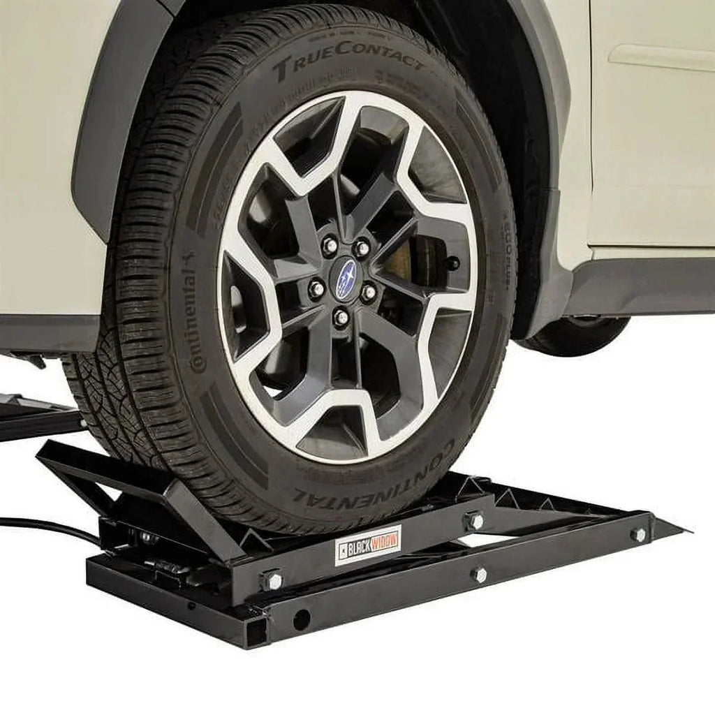 Black Widow Hydraulic Car Lift with Ramp – 3,000 lb. per pair Capacity sgtnighsdesigns