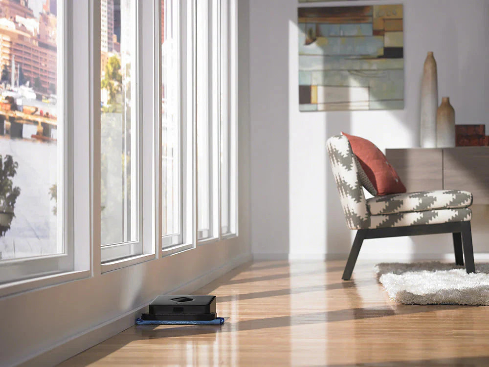 iRobot - Braava 380 Robot Mop - Black