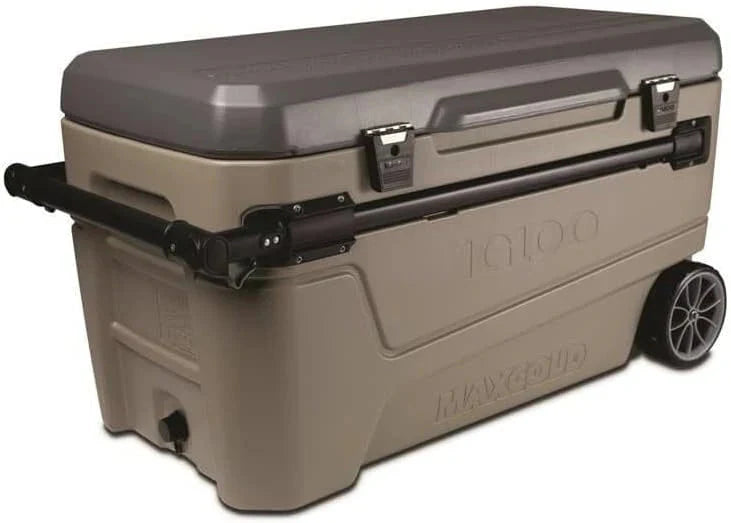 110QT Glide Cooler with Wheels and Telescoping Handle