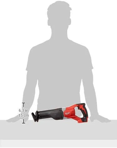 2621-20 M18 18V Lithium Ion Cordless Sawzall 3,000RPM Reciprocating Saw with Quik Lok Blade Clamp and All Metal Gearbox (Bare Tool)