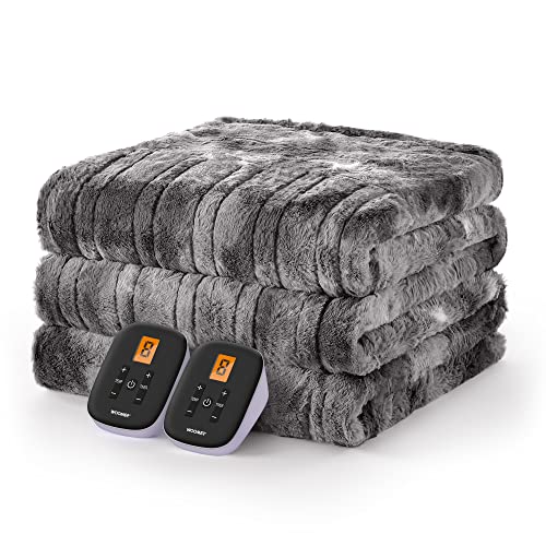 WOOMER Heated Blanket King Size Electric Blanket 90x 100