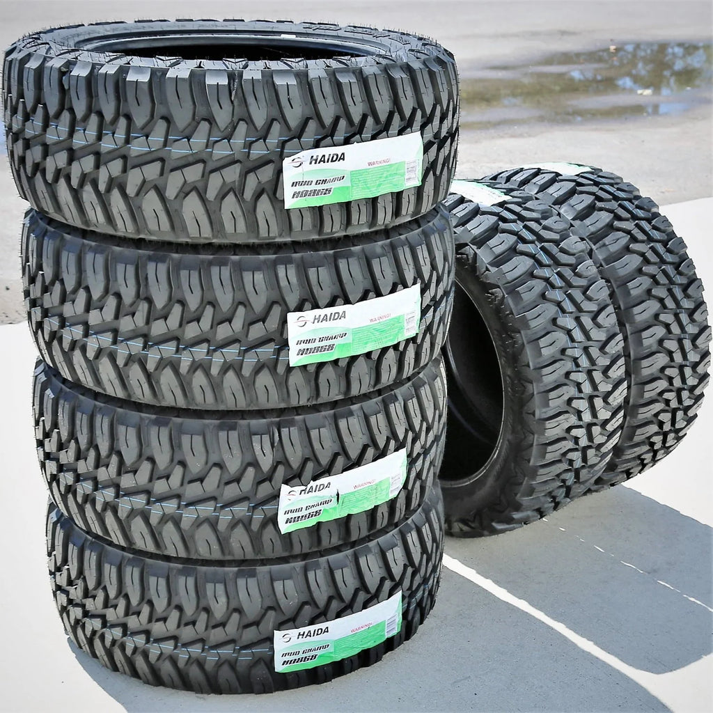 Set of 4 (four) 275/65R20 126/123Q E (10 ply) M/T mud tires