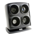 ON SALE Versa Quad Watch Winder in Black – Independently Controlled Settings – Multiple Direction and Timer Settings – Adjustable Watch Pillow – Plenty of Space for Large Watches
