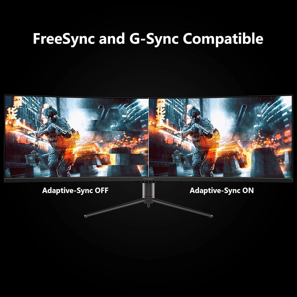 INNOCN 49 Curved Gaming Monitor, 144Hz, HDR400, USB-C, 49C1G