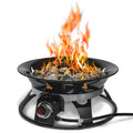 Portable Propane Fire Pit, 21-inch, 58,000 BTU with Fire Pit Cover & Carry Kit, Smokeless Gas Firebowl