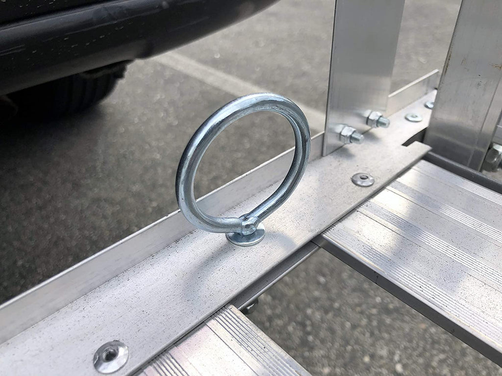 80779 Aluminum Hitch Mount Cargo Carrier with 47?测?? Long Ramp, 1 Pack