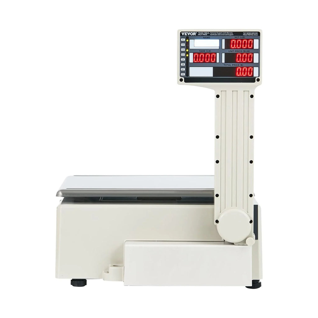 Electronic Price Computing Scale, 66 LB Digital Deli Weight Scales, LED Digital Commercial Food Fruit Meat Produce Counting Weight, for Retail Outlet Store, Kitchen, Restaurant Market, Farmer