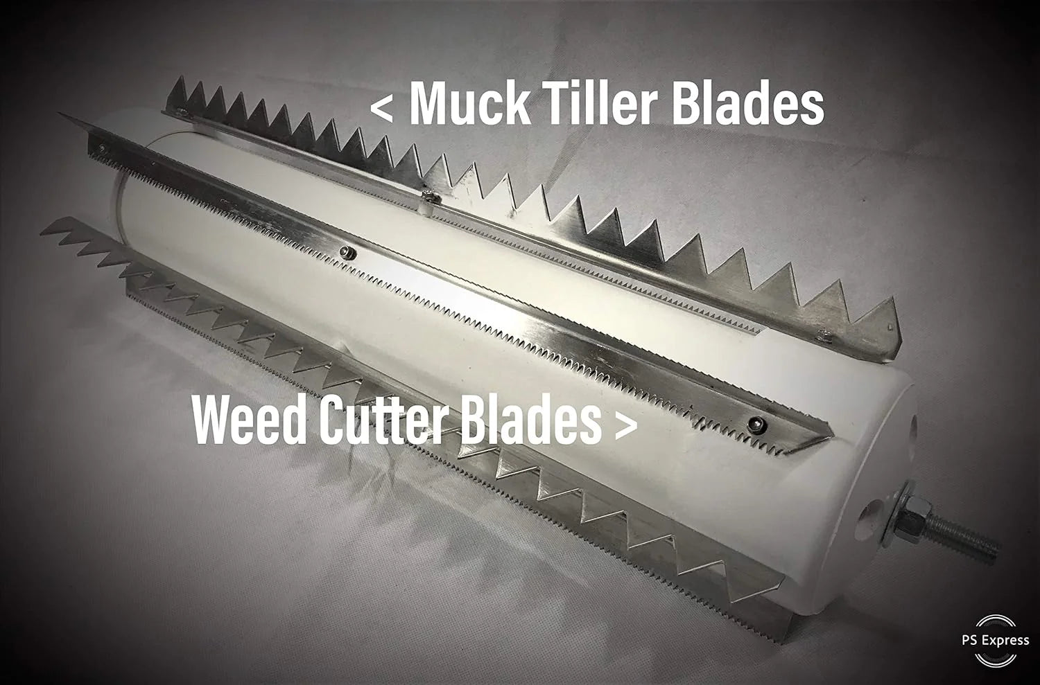 Weeds Muck Silt Gone! Lake Weed Removal Tool. Long Reach 20ft Handle System with Stainless Steel Blades.