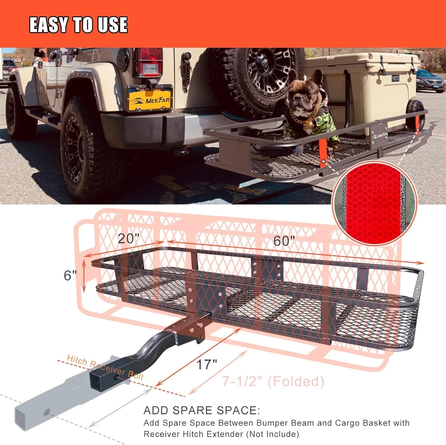 Roof Rack Universal Roof Basket 51 X 36 X 5 + Waterproof Bag